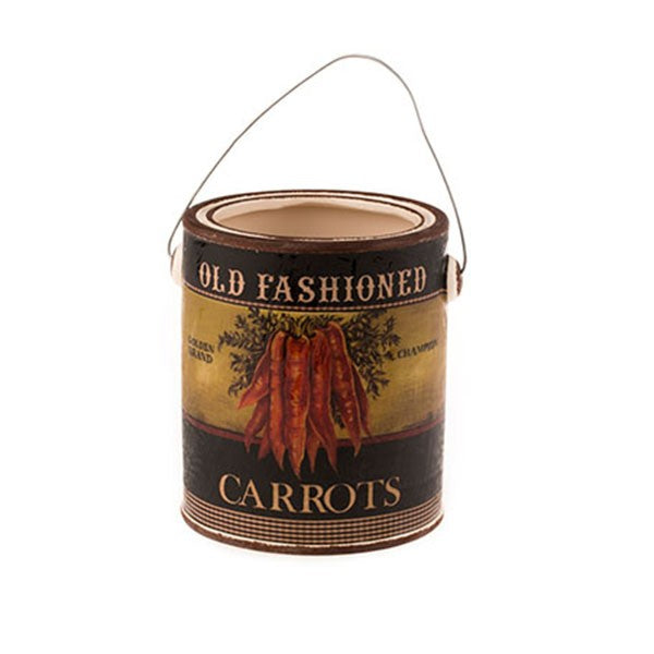 Country Style Ceramic Container - Carrot Label