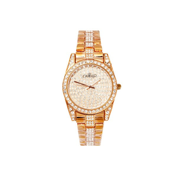 Watch with Diamante Face and Diamante Strap