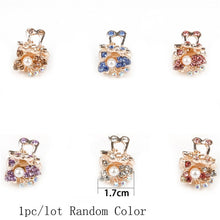 Load image into Gallery viewer, Woman&#39;s Luxury Small Pearl Crystal Rhinestone Hairpins